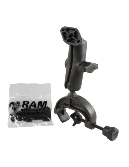 RAM® Composite Yoke Clamp Mount with Diamond Plate - Medium RAM® Composite Yoke Clamp Mount with Diamond Plate - Medium