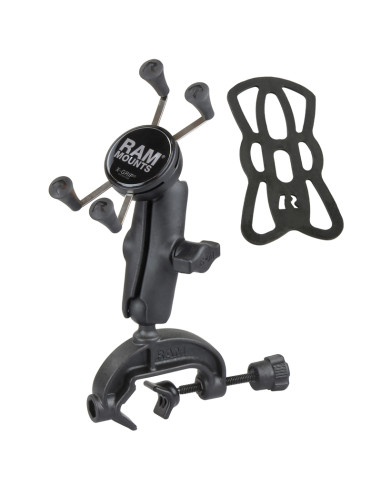 RAM® X-Grip® Phone Mount with Composite Yoke Clamp Base