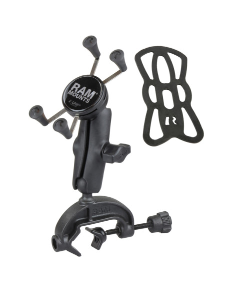 RAM® X-Grip® Phone Mount with Composite Yoke Clamp Base