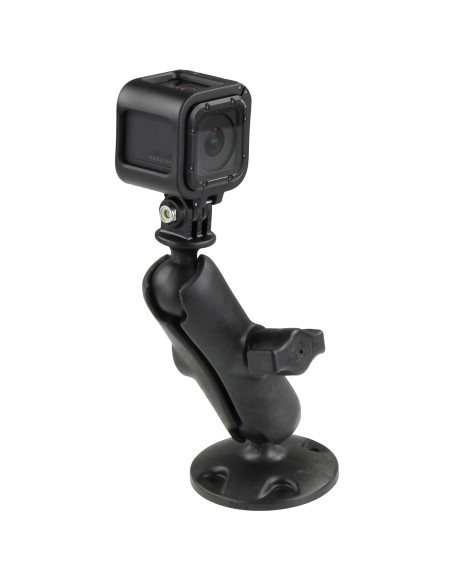 RAM® Composite Drill-Down Mount with Universal Action Camera Adapter