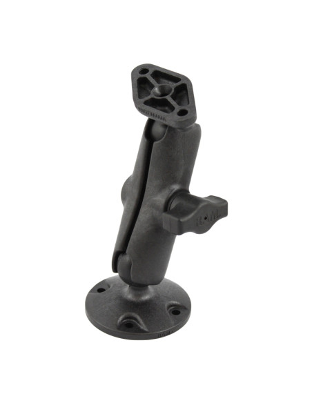 RAM® Composite Drill-Down Mount with Diamond Plate - Medium RAM® Composite Drill-Down Mount with Diamond Plate - Medium