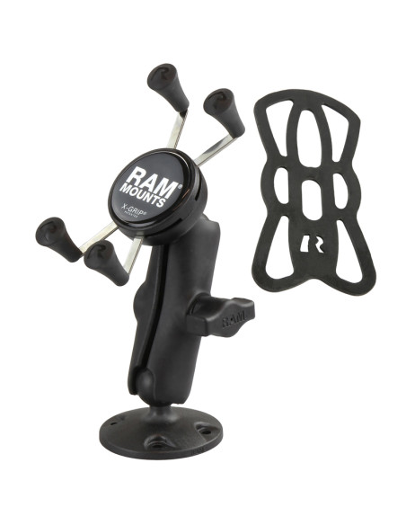 RAM® X-Grip® High-Strength Composite Phone Mount with Drill-Down Base
