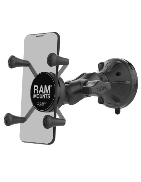 RAM® X-Grip® Phone Mount with Low-Profile Suction Cup - Short