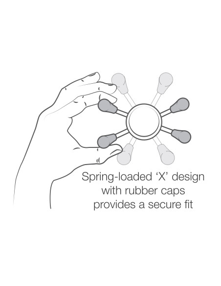 RAM® X-Grip® Phone Mount with Low-Profile Suction Cup - Short