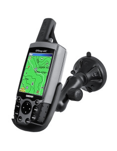 RAM® Twist-LockT Low-Profile Suction Mount for Garmin GPS 60 + More