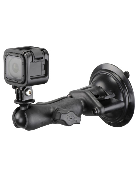 RAM® Twist-LockT Composite Suction Mount with Action Camera Adapter