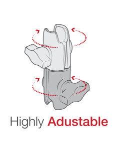 RAM® Composite Double Socket Swivel Arm 2