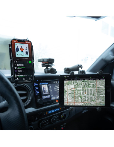 RAM® Track BallT Double Ball Mount with Garmin Spine Clip Holder