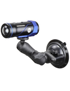 RAM® Twist-LockT Composite Suction Cup Mount with 1/4"-20 Camera Adapter