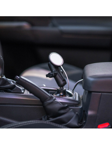 RAM® StubbyT Cup Holder Mount for Apple 15W MagSafe