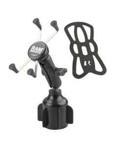 RAM® X-Grip® Large Phone Mount with RAM® StubbyT Cup Holder Base 2