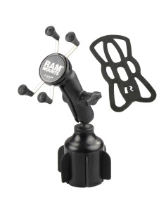 RAM® X-Grip® Phone Mount with RAM® StubbyT Cup Holder Base 2