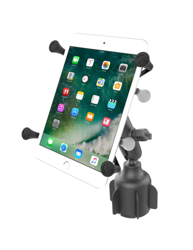 RAM® X-Grip® for 7"-8" Tablets with RAM® StubbyT Cup Holder Base