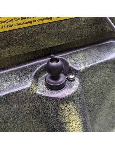 RAM® Wedge Ball Adapter for Scotty and Hobie Sail Port Base - B Size