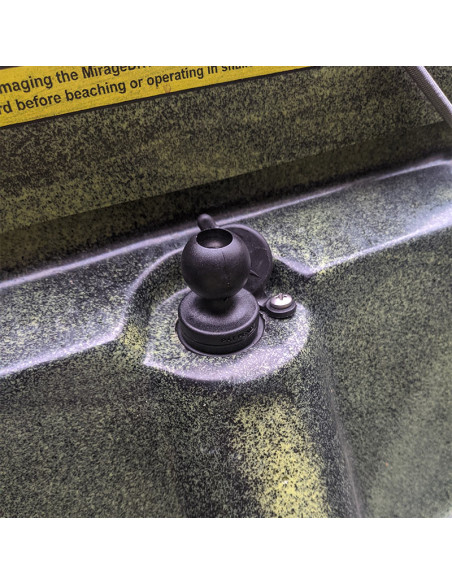 RAM® Wedge Ball Adapter for Scotty and Hobie Sail Port Base - B Size