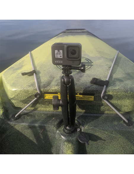 RAM® Wedge Ball Adapter for Scotty and Hobie Sail Port Base - B Size