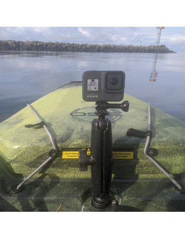 RAM® Wedge Ball Adapter for Scotty and Hobie Sail Port Base - B Size