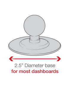 RAM® Flex Adhesive Double Ball Mount with AMPS Plate 2