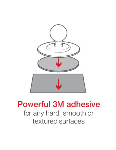 RAM® Aqua Box® Pro 20 Mount with Flex Adhesive Base 2