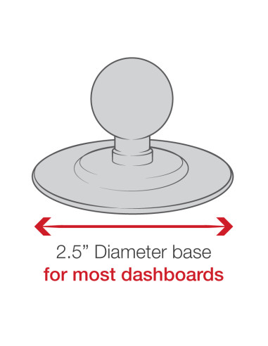 RAM® Flex Adhesive Double Ball Mount for Garmin Astro 200 + More