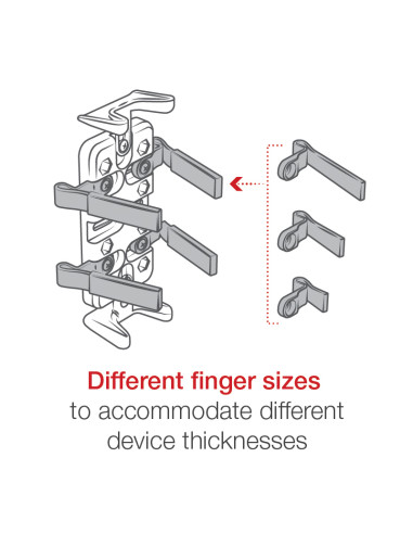 RAM® Finger-GripT Universal Holder with Adhesive Flex Base