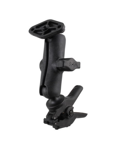RAM® Tough-ClampT Small Double Ball mount with Diamond Plate RAM® Tough-ClampT Small Double Ball mount with Diamond Plate