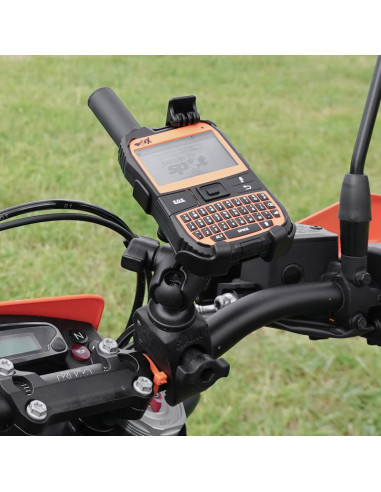 RAM® Tough-ClawT Small Clamp Base with Double Socket Arm - Short