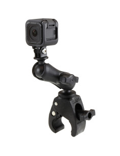 RAM® Tough-ClawT Double Ball Mount with Universal Action Camera Adapter 2