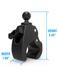 RAM® Tough-ClawT Medium Clamp Base with Double Socket Arm 2