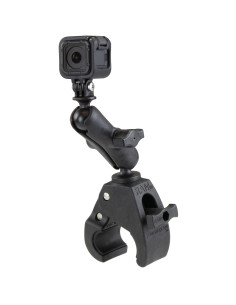 RAM® Tough-ClawT Medium Clamp Mount with Universal Action Camera Adapter 2