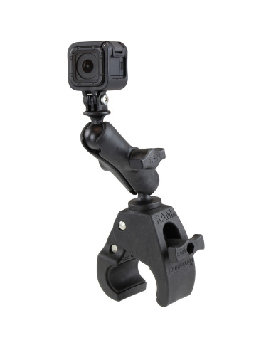RAM® Tough-ClawT Medium Clamp Mount with Universal Action Camera Adapter