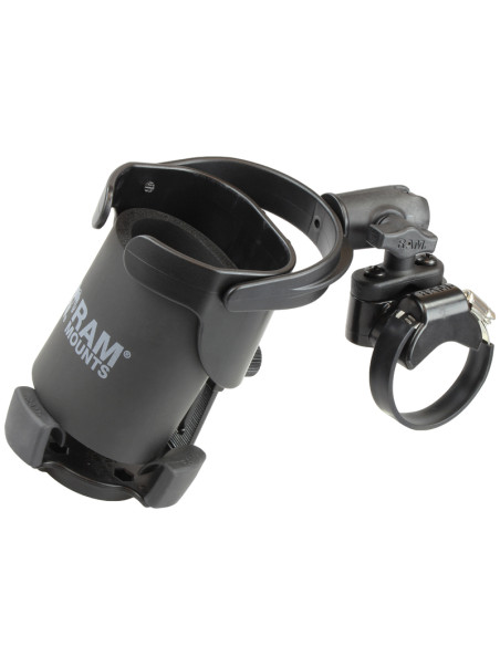 RAM® Level CupT XL 32oz Drink Holder with Large Strap Clamp Base