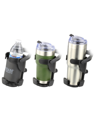 RAM® Level CupT XL 32oz Drink Holder with Large Strap Clamp Base