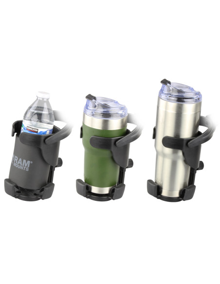 RAM® Level CupT XL 32oz Drink Holder with Large Strap Clamp Base