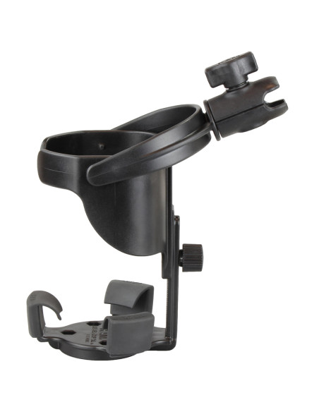 RAM® Level CupT XL 32oz Drink Holder with Large Strap Clamp Base