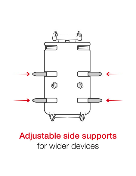 RAM® Quick-GripT XL Phone Mount with RAM® Tough-StrapT Handlebar Base