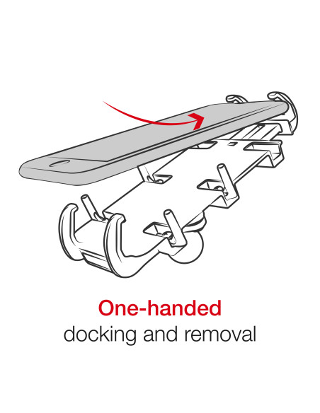 RAM® Quick-GripT XL Phone Mount with RAM® Tough-StrapT Handlebar Base