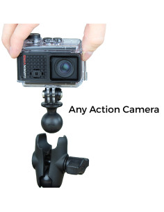 RAM® Ball Adapter for GoPro® Bases with Universal Action Camera Adapter 2