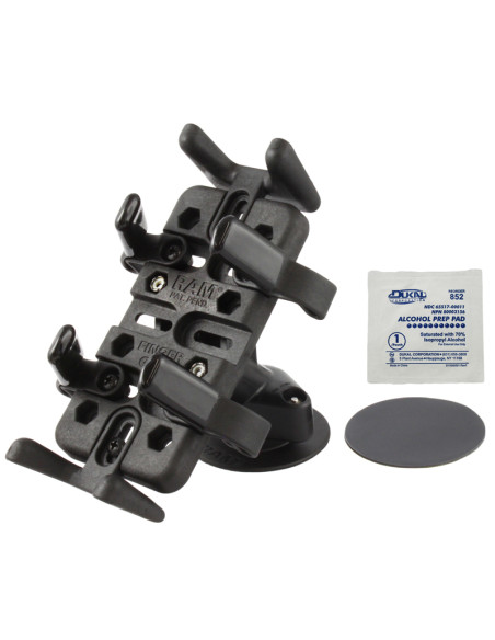 RAM® Finger-GripT GPS & Radio Holder with Flex Adhesive Dashboard Mount