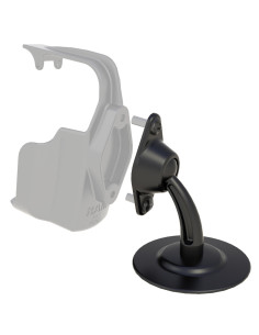 RAM® Lil BuddyT Adhesive Dash Mount with Diamond Plate 2