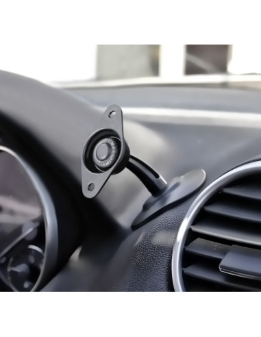 RAM® Lil BuddyT Adhesive Dash Mount with Diamond Plate