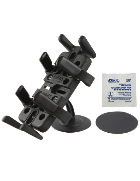 RAM® Finger-GripT Universal Holder with Lil BuddyT Adhesive Dash Mount