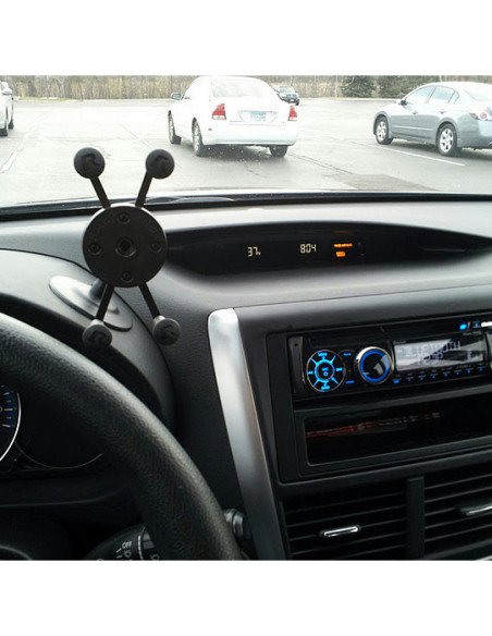 RAM® X-Grip® Phone Holder with Lil BuddyT Adhesive Dash Mount