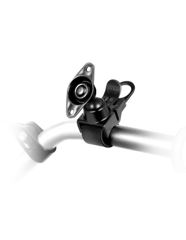 RAM® EZ-StrapT Rail Mount with Double Ball and Diamond Base Adapter