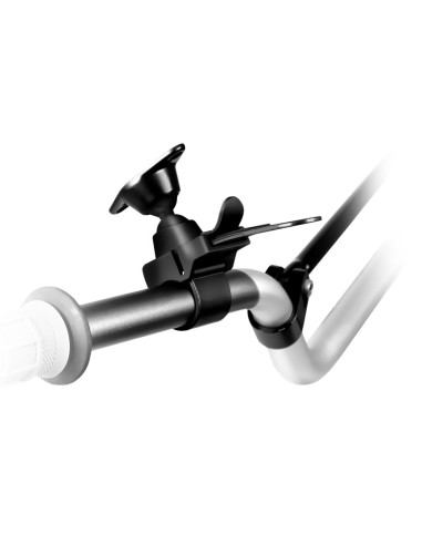 RAM® EZ-StrapT Rail Mount with Double Ball and Diamond Base Adapter