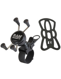 RAM® X-Grip® Phone Mount with RAM® EZ-StrapT Rail Mount 2