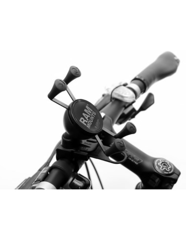 RAM® X-Grip® Phone Mount with RAM® EZ-StrapT Rail Mount