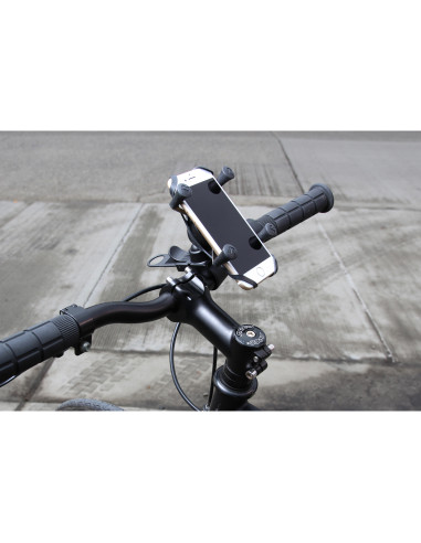 RAM® X-Grip® Phone Mount with RAM® EZ-StrapT Rail Mount