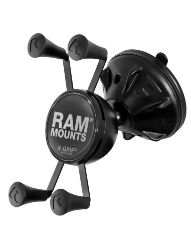 RAM® X-Grip® Phone Mount with RAM® Mighty-BuddyT Suction Cup