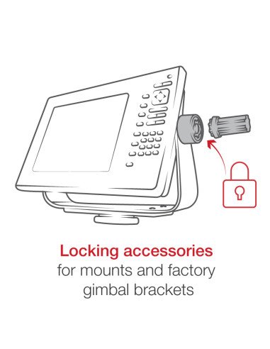 RAM® Pin-LockT Security Kit for Double Swing Arms and Gimbal Brackets